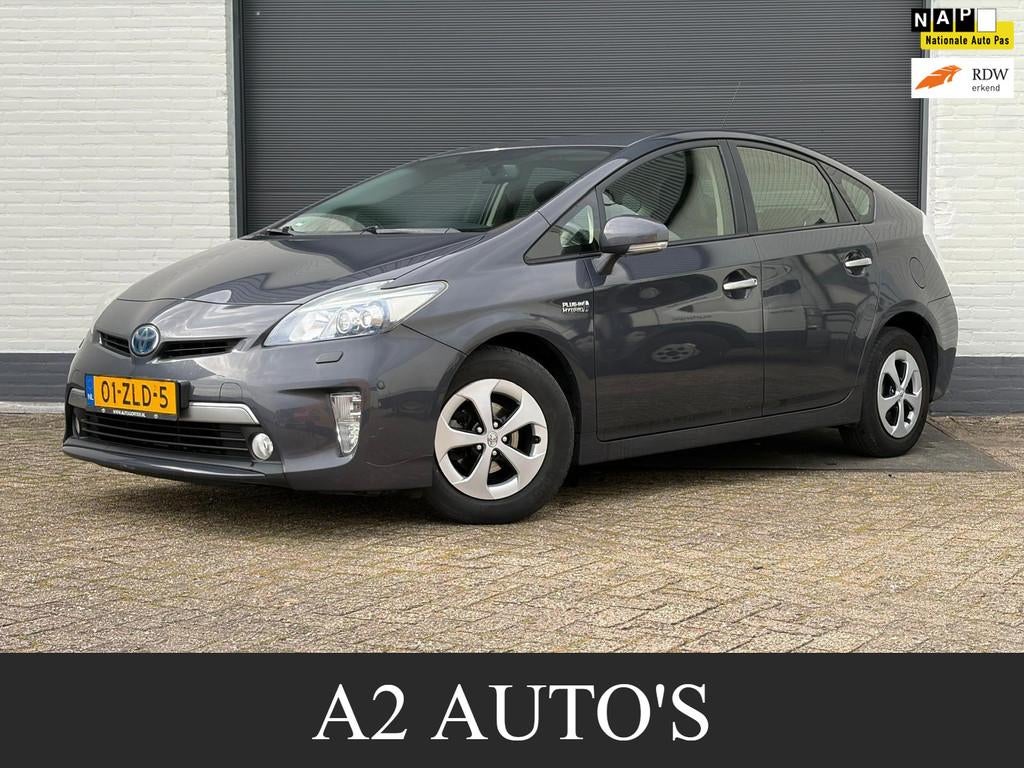 Toyota Prius 1.8 Plug-in Executive Business Automaat|Ecc|Cam, Auto's, Toyota, Euro 5, Gebruikt, Zwart, Prius