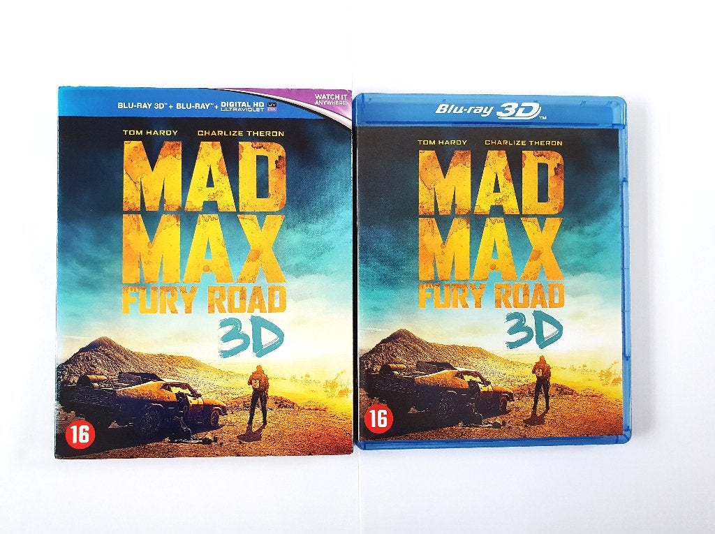 Mad Max - Fury Road 3D + 2D (2 disc), Ophalen of Verzenden, Zo goed als nieuw, 3D Blu-ray, Actie