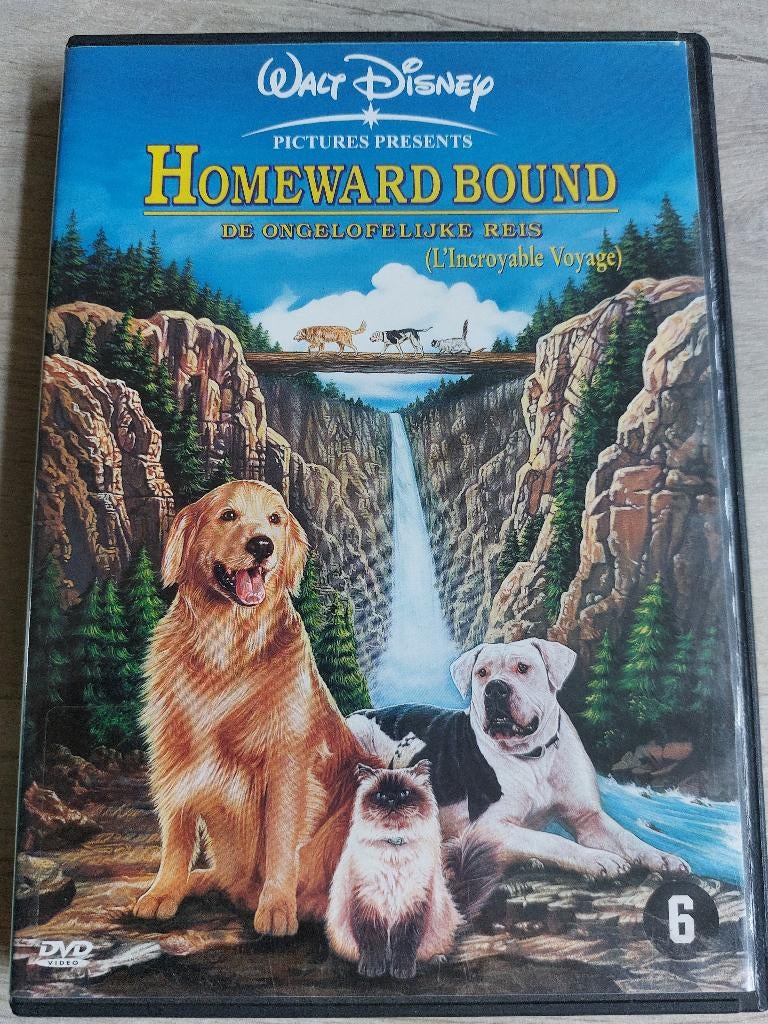 DVD Homeward Bound: The Incredible Journey (1993), Alle leeftijden, Ophalen, 1980 tot heden, Zo goed als nieuw