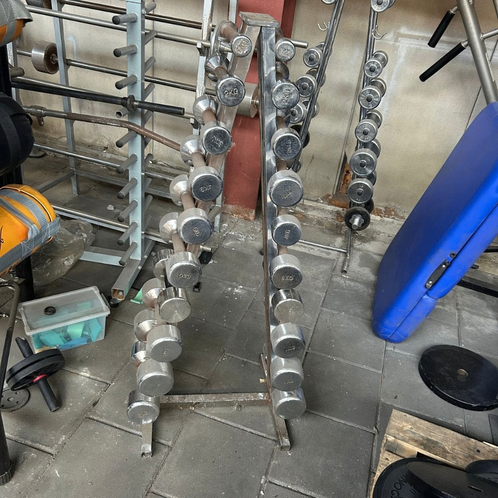 Dumbbell rek – 1-10 KG, Sport en Fitness, Ophalen of Verzenden, Zo goed als nieuw, Benen, Overige typen