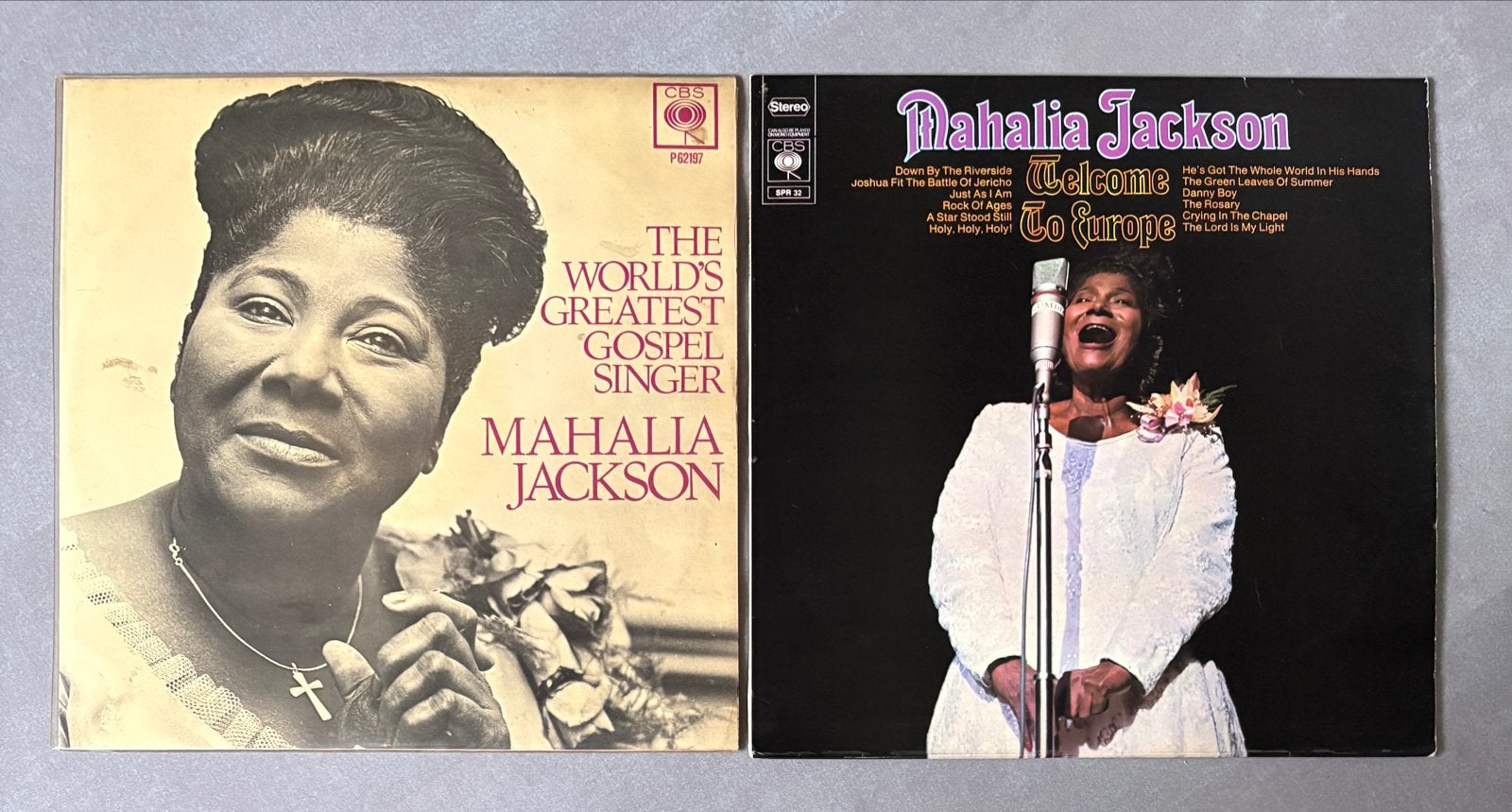 Mahalia Jackson LP's: The World's Greatest Gospel Singer + W, Cd's en Dvd's, LP, Gebruikt, Originele persing, Ophalen of Verzenden