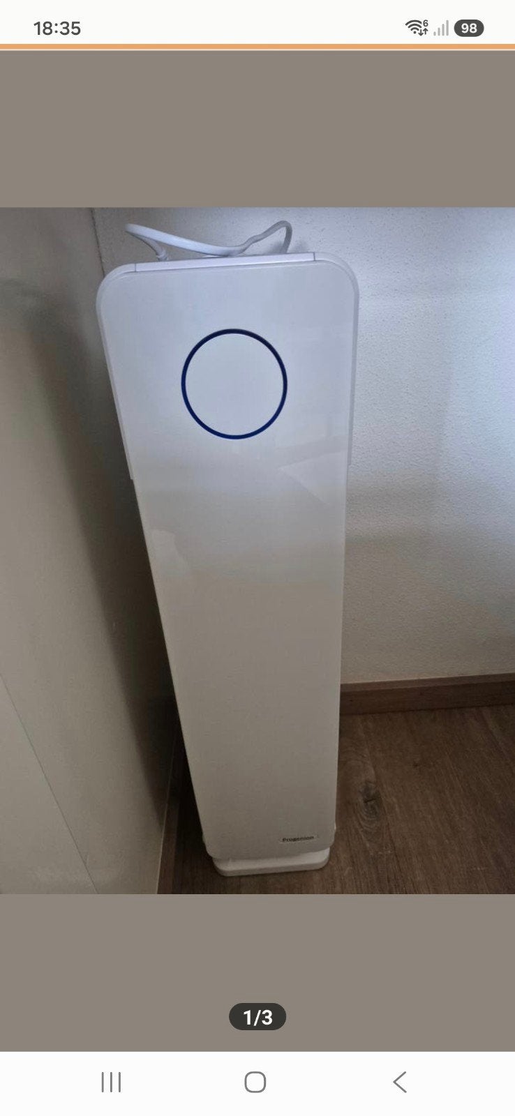 Progerion Luchtreiniger met HEPA-filter en timerfunctie, Ophalen, Luchtreiniger