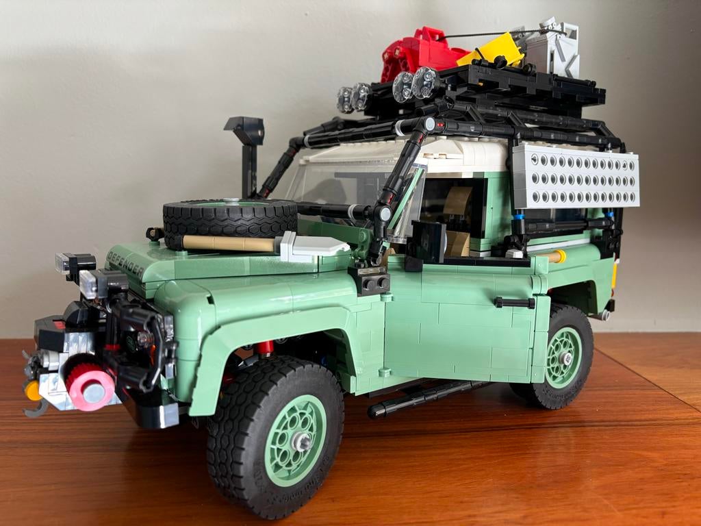 LEGO 10317 Classic Land Rover Defender 90 compleet, Ophalen of Verzenden, Zo goed als nieuw, Complete set, Lego