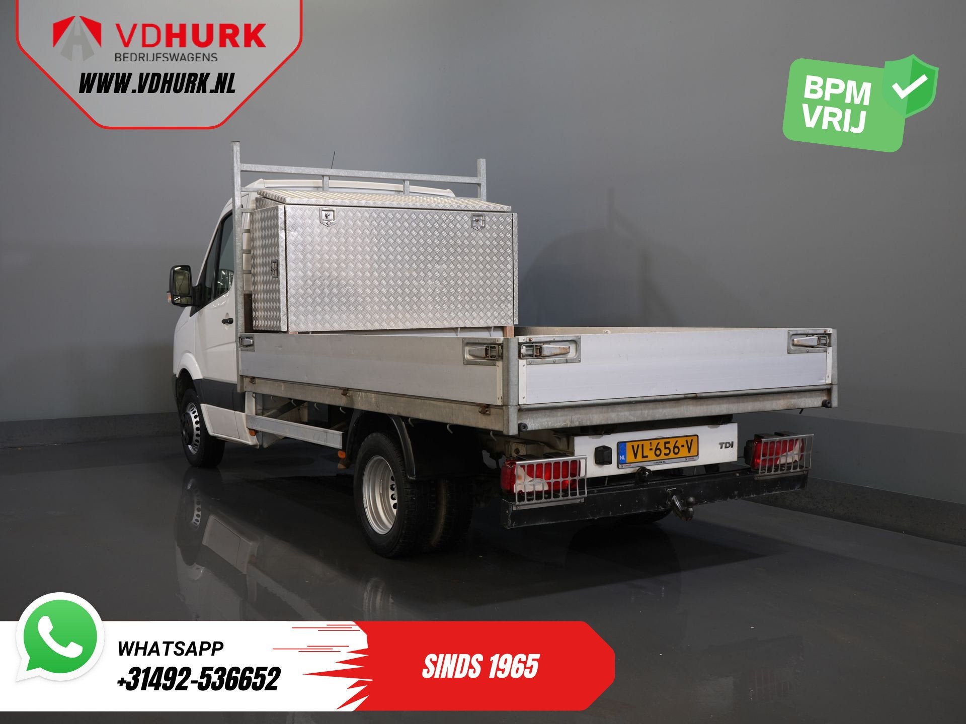 Volkswagen Crafter 35 2.0 TDI Open laadbak/ Kipper/ Tacho/ D, Euro 5, Gebruikt, 4 cilinders, Volkswagen