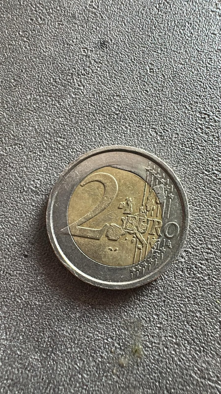 Misslag twee euromunt italie, Ophalen of Verzenden, Italië, 2 euro, Losse munt