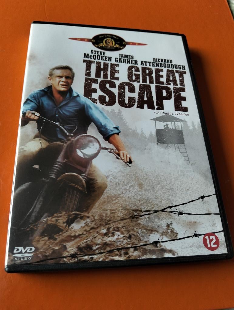 Dvd The Great Escape 1963 NLO Steven McQueen, Cd's en Dvd's, Dvd's | Klassiekers, 1960 tot 1980, Ophalen of Verzenden, Zo goed als nieuw