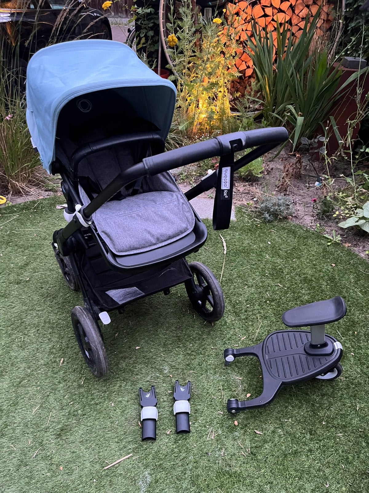 Bugaboo Fox 2 kinderwagen met blauwe kap, Ophalen, Gebruikt, Bugaboo, Combiwagen