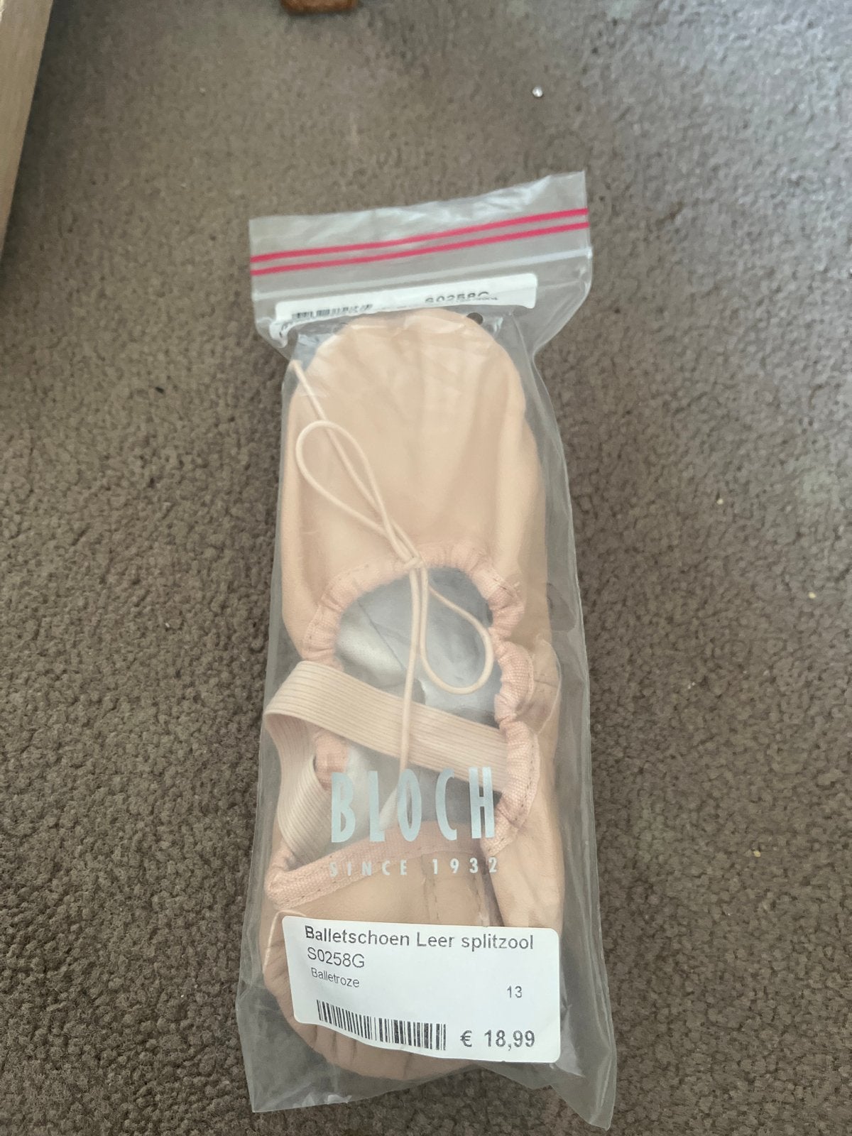 Nieuwe Bloch Balletschoenen Leer Splitzool - Balletroze, Sport en Fitness, Ophalen of Verzenden, Nieuw, Schoenen
