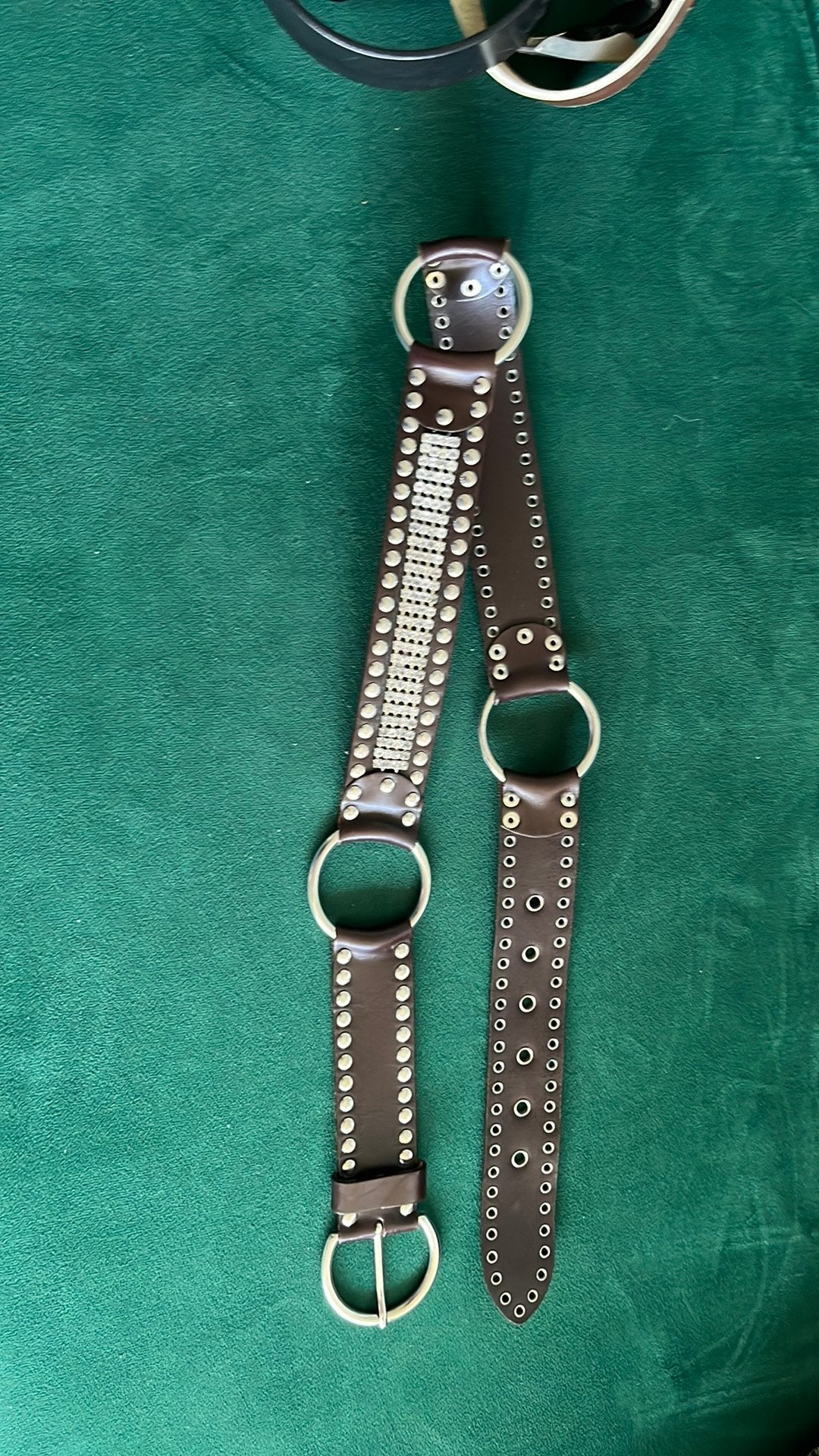 1 stuks nieuwe leren  Riemlengte 100cm . . 100, 95 tot 105 cm, Bruin, Echt leder, Nieuw