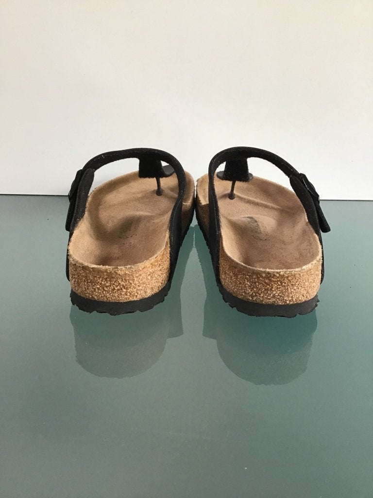 Birkenstock Gizeh 40 | zwarte slippers | Gratis verzenden, Slippers, Verzenden, Zwart, Zo goed als nieuw