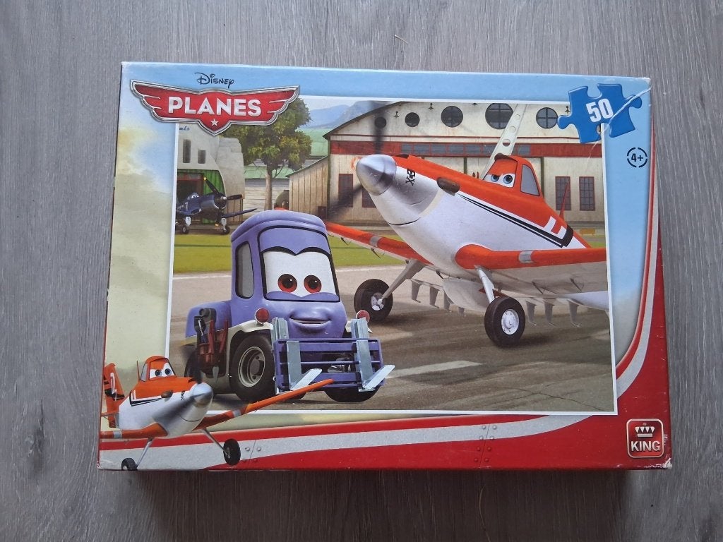 Planes puzzel, Kinderen en Baby's, Speelgoed | Kinderpuzzels, Ophalen of Verzenden, Meer dan 50 stukjes, Zo goed als nieuw, 4 tot 6 jaar