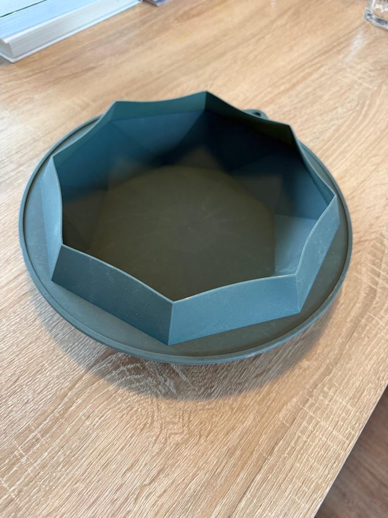 Siliconen bakvorm voor taart of cake, Ophalen of Verzenden, Zo goed als nieuw