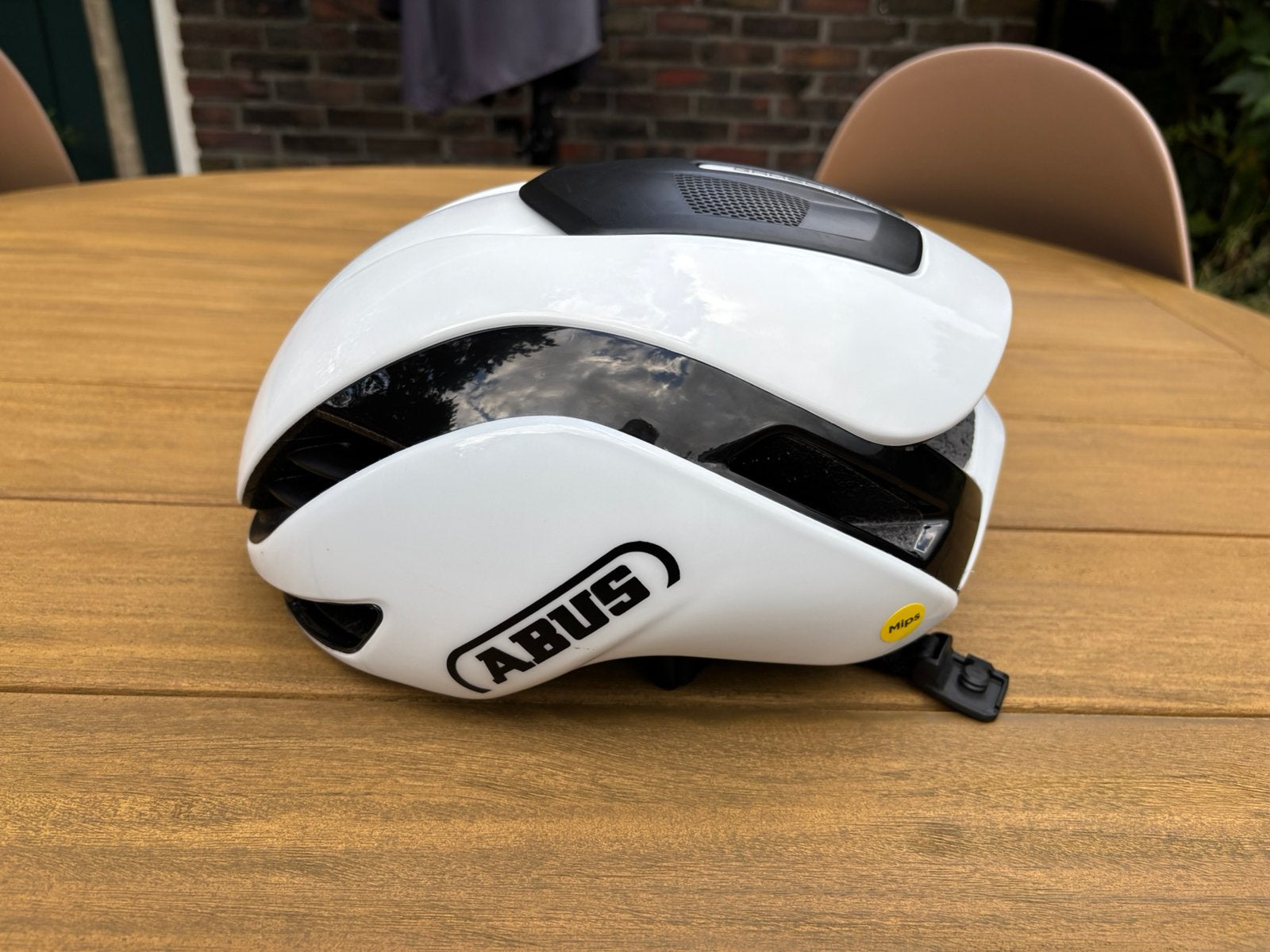 Abus gamechanger 2.0 mips, Fietsen en Brommers, Fietsaccessoires | Fietshelmen, Ophalen of Verzenden, Zo goed als nieuw, L, Heer of Dame