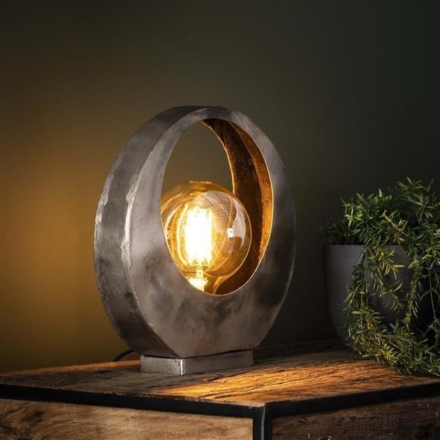 Set van 2 industriële tafellampen - 32 cm hoog, Huis en Inrichting, Lampen | Tafellampen, Ophalen