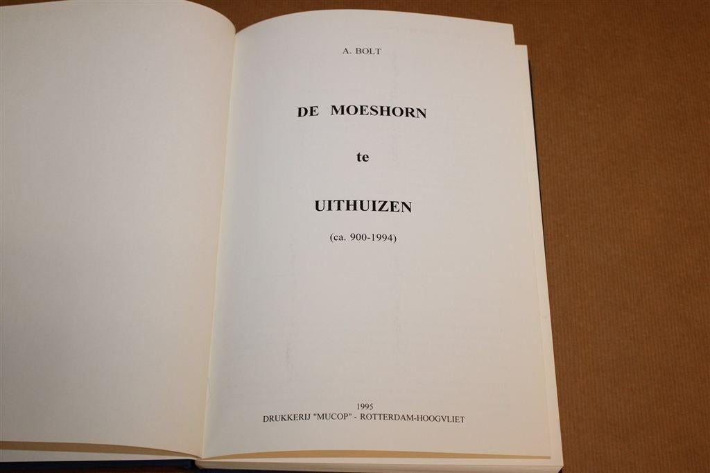 De Moeshorn te Uithuizen — Geschiedenis Hogeland 900-1994, Ophalen of Verzenden, Gelezen