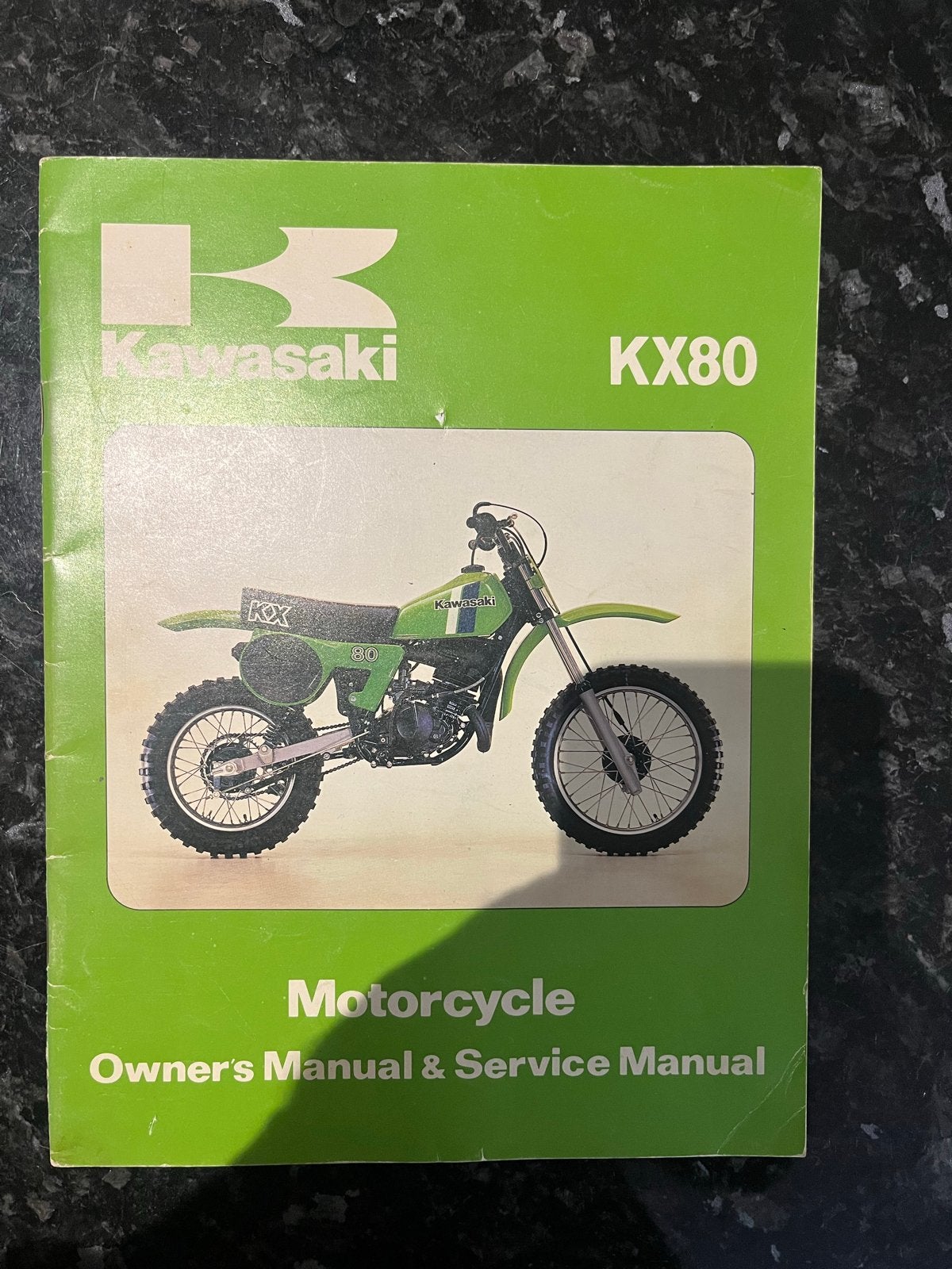 Kawasaki KX80 Motorfiets Handleiding & Service Manual, Ophalen, Kawasaki