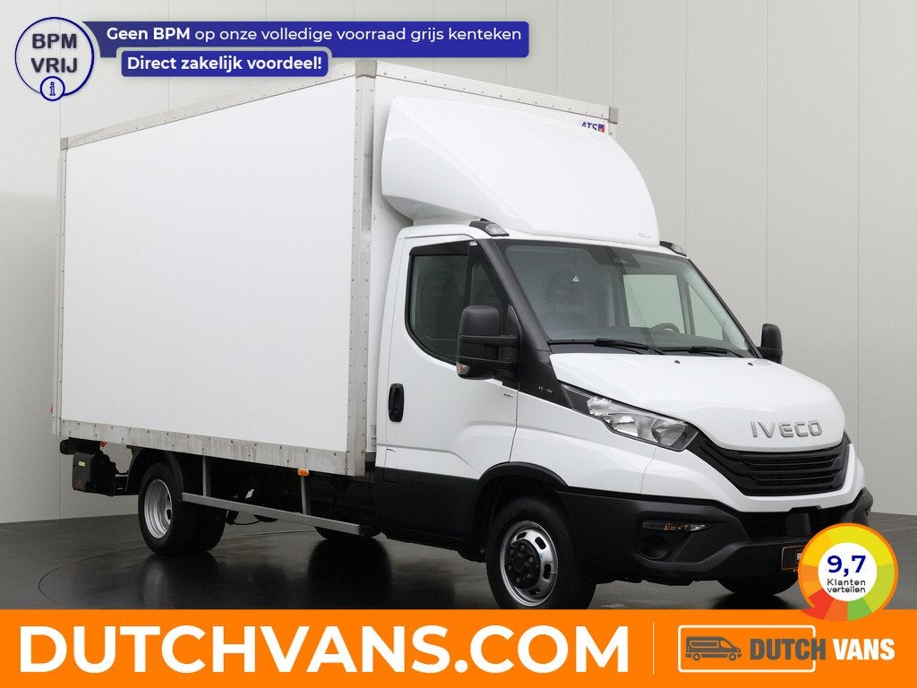 Iveco Daily 35C16 3.0L Bakwagen+Laadklep | 2.37 Mtr Hoog | F, Auto's, Bestelauto's, Gebruikt, Euro 6, 156 pk, Wit
