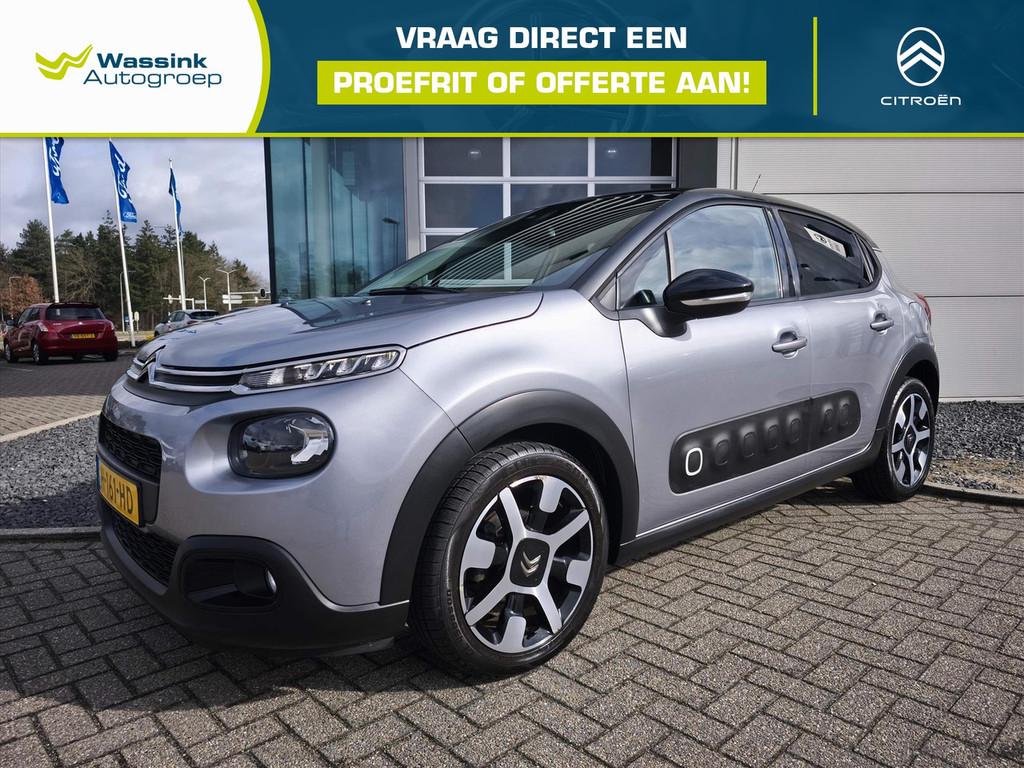 Citroën C3 1.2 PureTech 82pk Shine | Camera | Navigatie | 1, Auto's, Citroën, Bedrijf, Te koop, C3, Achteruitrijcamera, Airbags