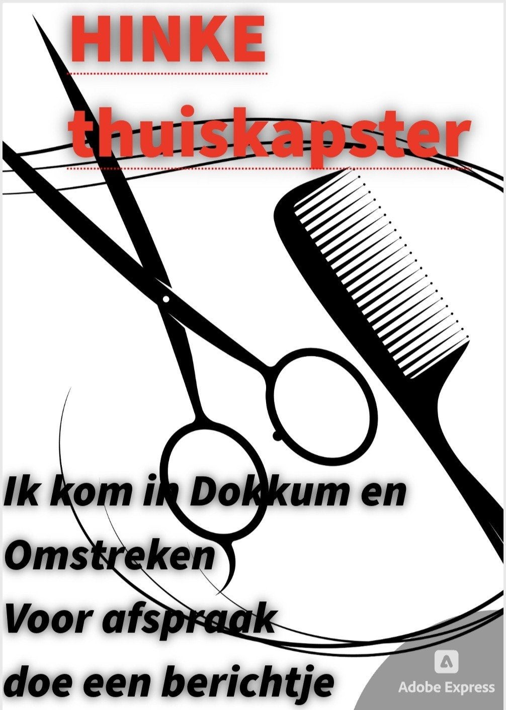 thuis kapster, Ophalen of Verzenden
