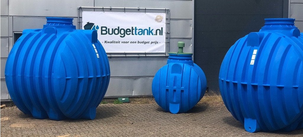 Regenton tank Budgettank, 150 liter of meer, Ophalen of Verzenden, Nieuw