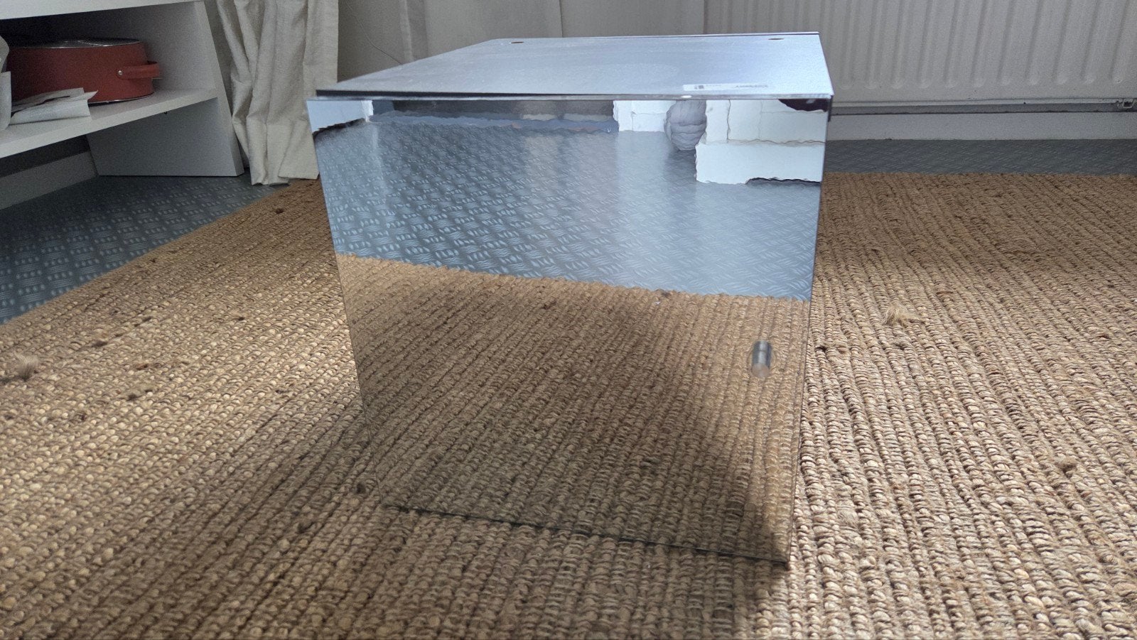 voor IKEA Expedit inzet kastje met spiegeldeur - Goede staat, Ophalen, Overige materialen, Minder dan 50 cm, Met deur(en)