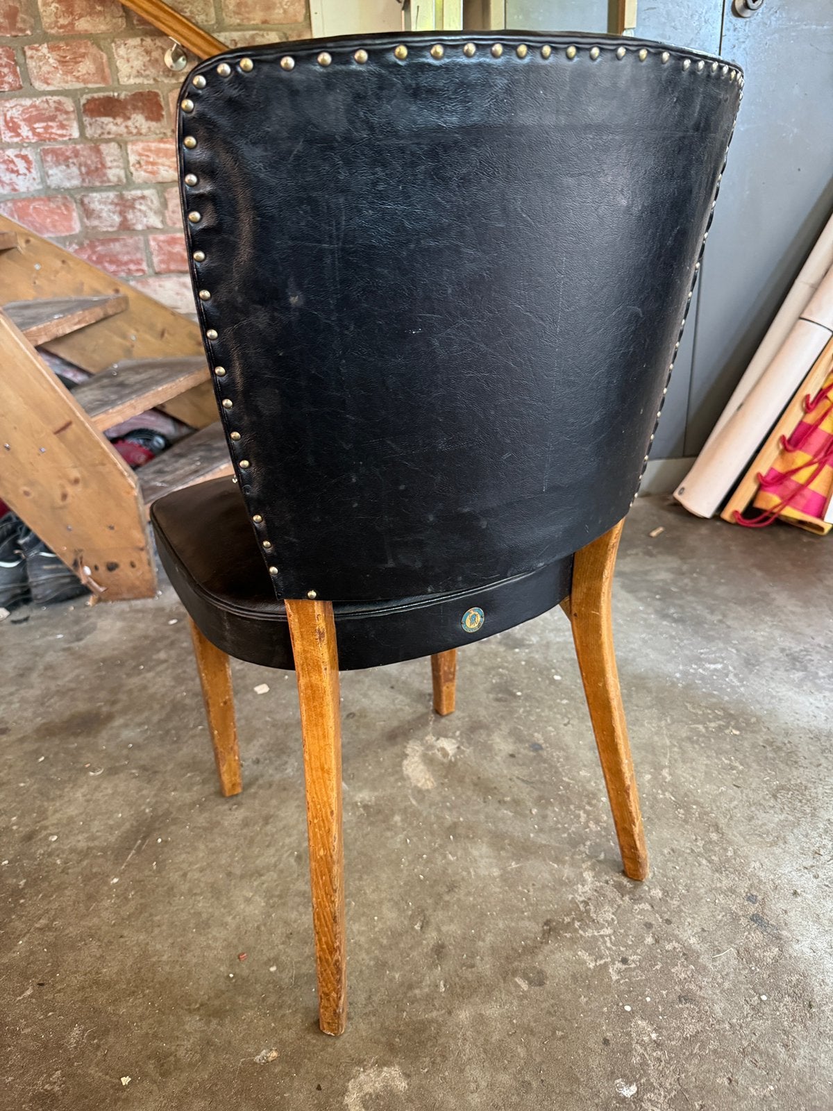 Vintage cafe stoelen (opknappertjes), Ophalen, Overige materialen, Gebruikt, Zwart