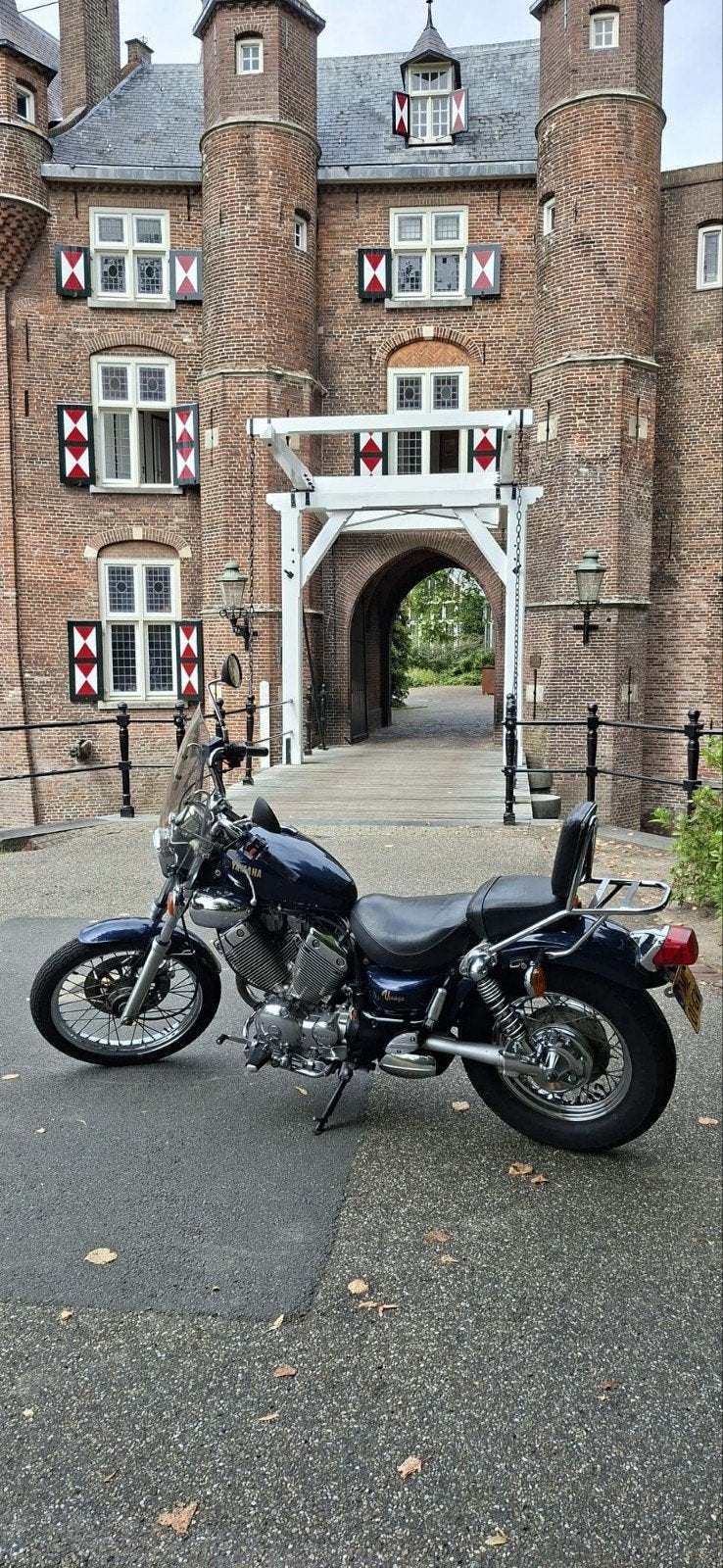 Yamaha xv535 Virago., Cardan-aandrijving, 2 cilinders, Chopper, Particulier
