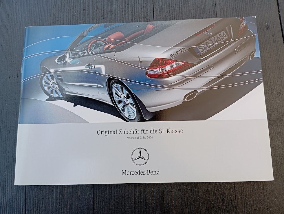 Mercedes Original zubehor fur die SL Klasse 2 / 2006 36 pag., Verzenden, Zo goed als nieuw, Mercedes