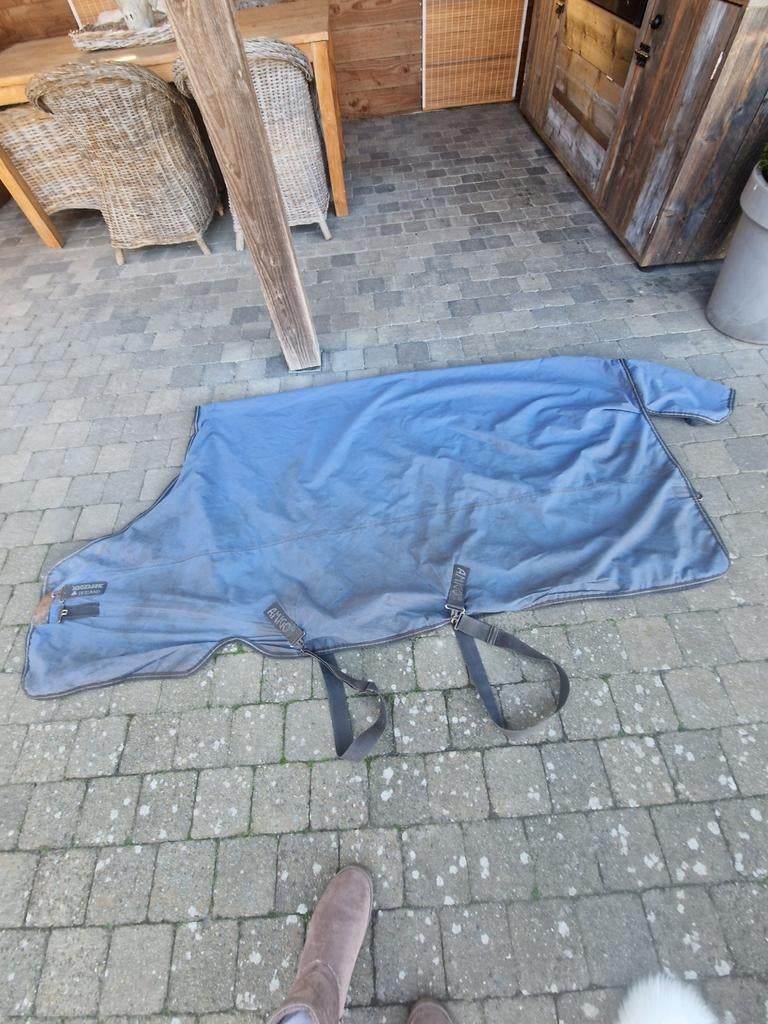 Horseware Amigo regendeken maat 7,6  (2 voor €25,00), Dieren en Toebehoren, Ophalen of Verzenden, Gebruikt, Deken