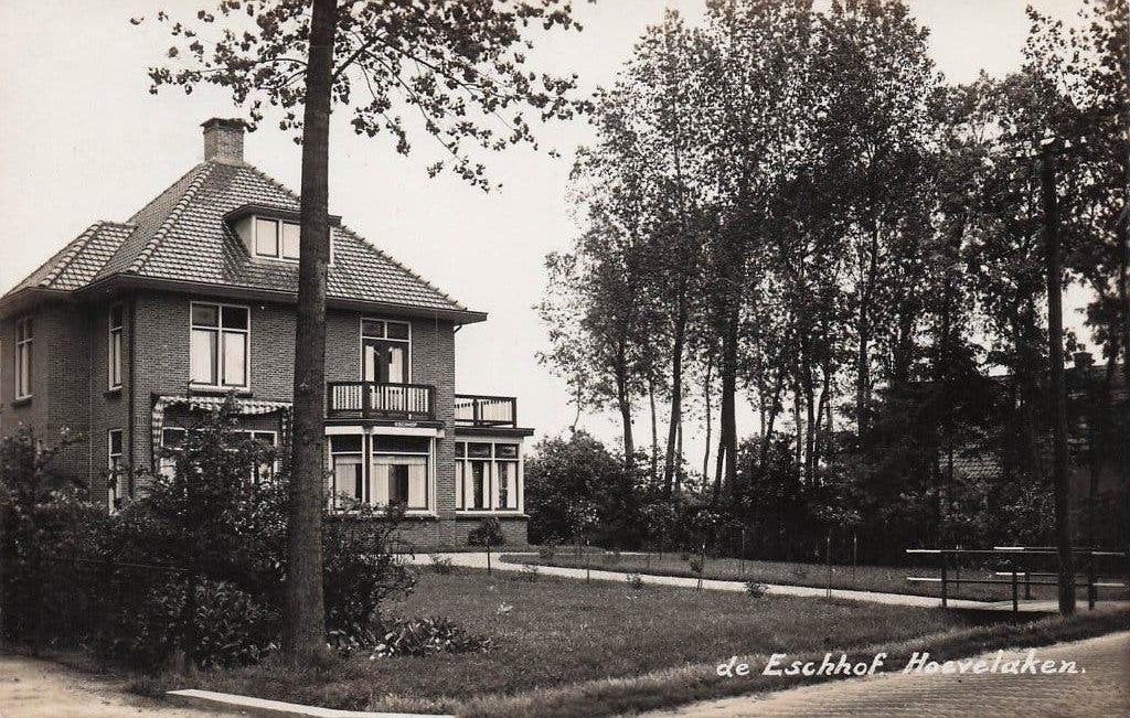 JP295 Fotokaart Hoevelaken de Eschhof 1935, Verzenden, 1920 tot 1940, Gelopen, Utrecht