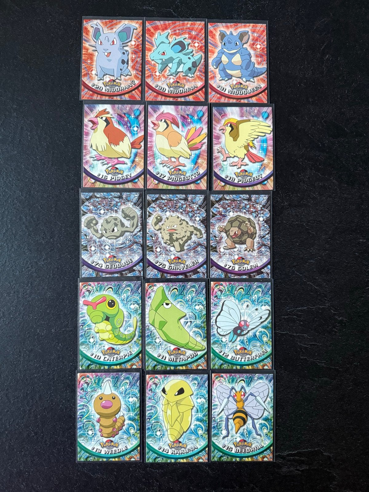 Topps Pokémon kaarten - Diverse karakters, Hobby en Vrije tijd, Ophalen of Verzenden, Gebruikt, Meerdere kaarten