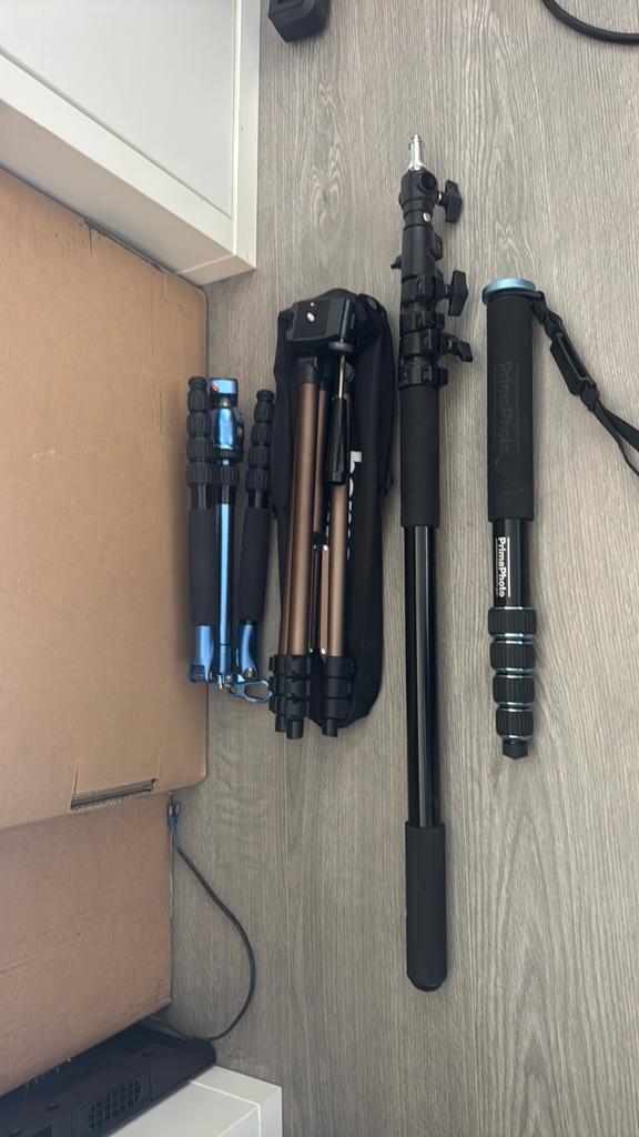 Statieven diverse, Ophalen of Verzenden, Minder dan 150 cm, Driepoot