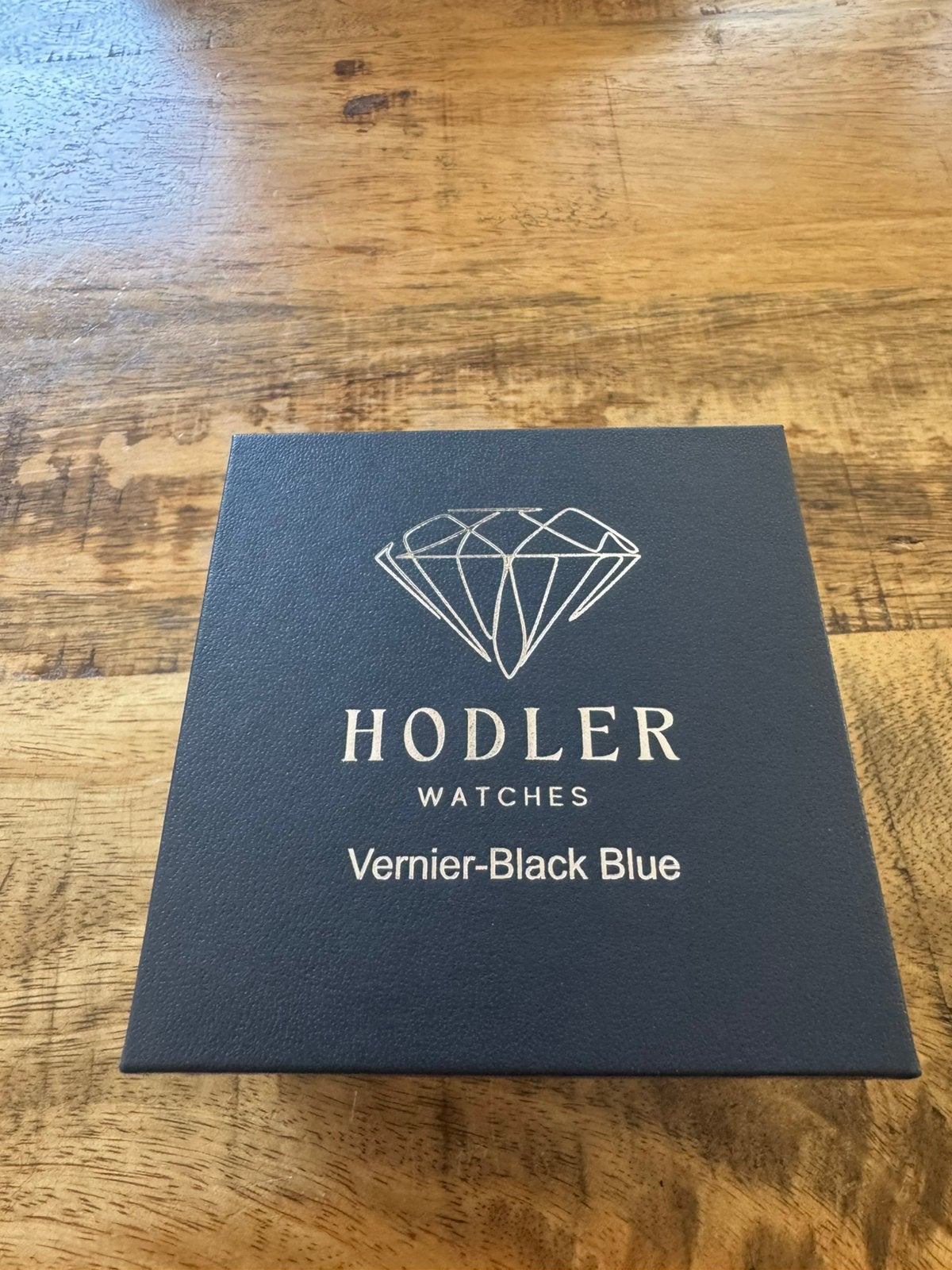 Hodler horloge Vernier-Black Blue, Ophalen of Verzenden, Zo goed als nieuw, Zwart, Handen en Nagels