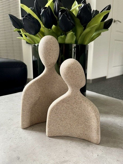 Light & Living ornament HEAD Sand set-2 Nieuw!, Nieuw, Ophalen of Verzenden, Modern, Beige
