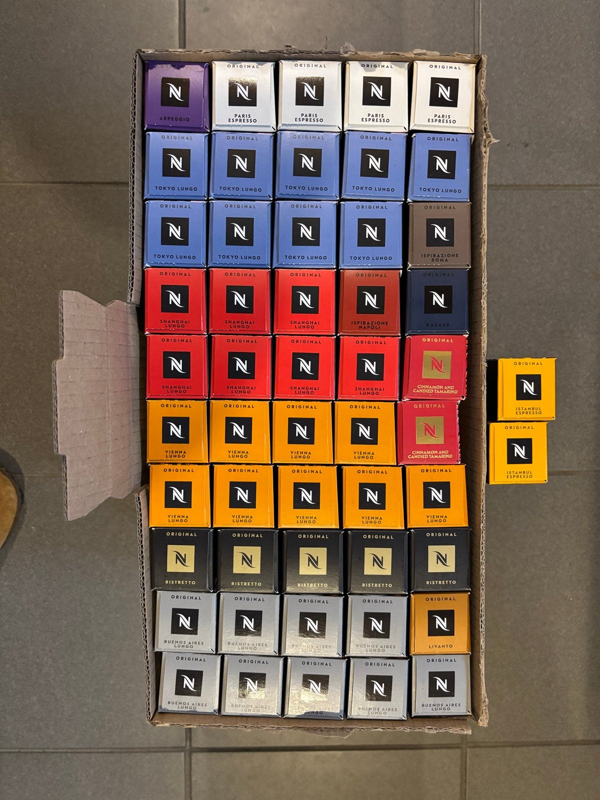 Nieuwe Nespresso Original capsules - 520 stuks, Koffiepads en cups, Espresso apparaat, 10 kopjes of meer, Nieuw