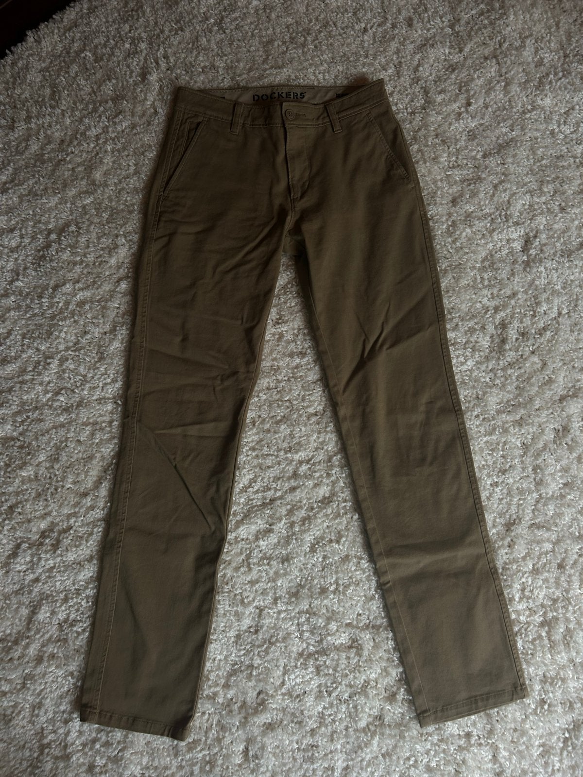 Dockers Skinny Fit Chino Broek - 28X32, Ophalen of Verzenden, Zo goed als nieuw, Overige maten, Beige