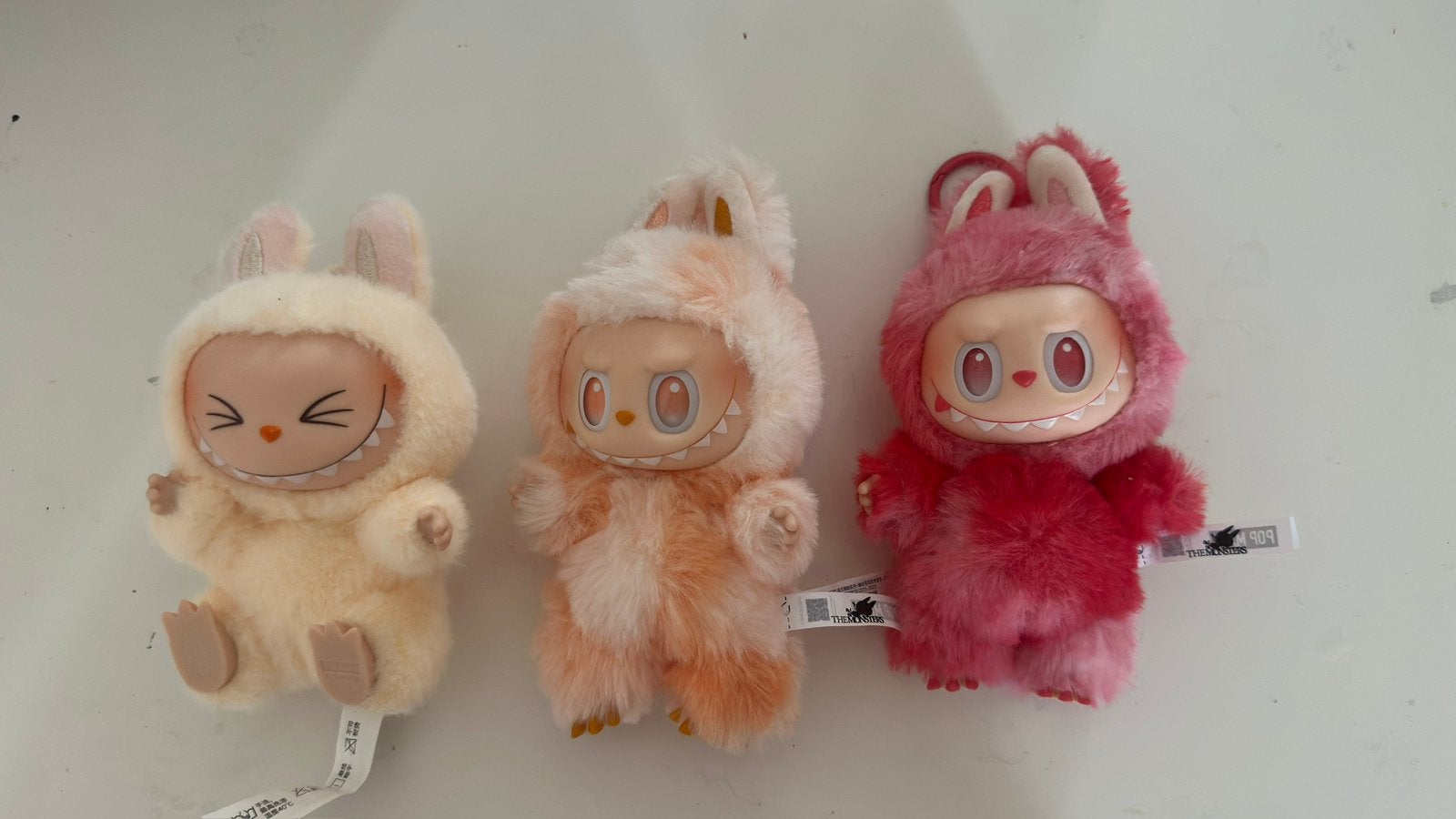 3 originele Pop Mart Labubu €25 per stuk, Ophalen, Zo goed als nieuw, Knuffel of Figuurtje