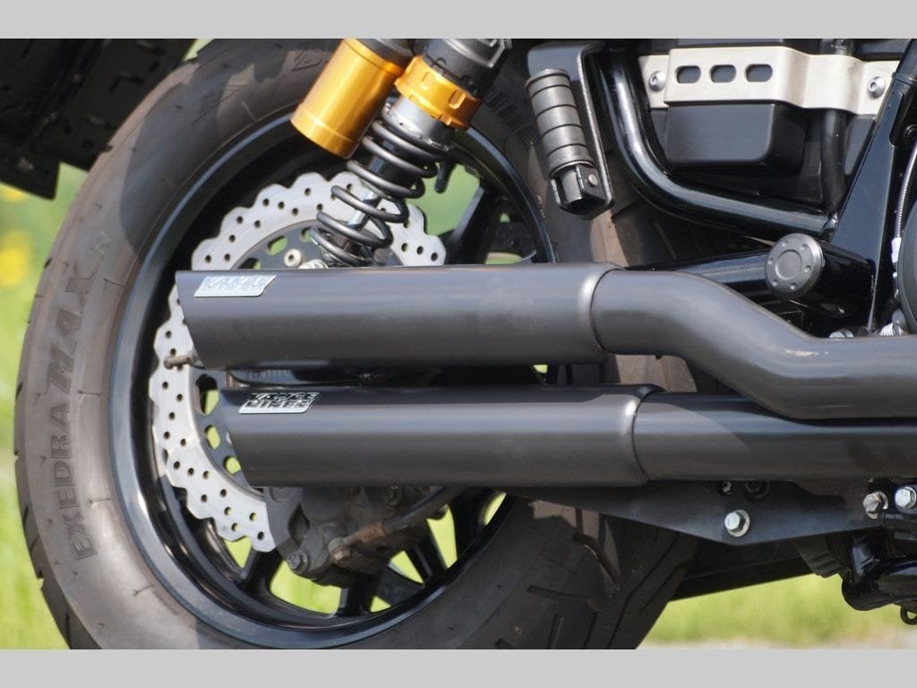Yamaha XV 950 Bolt Vance & Hines uitlaat, Ophalen