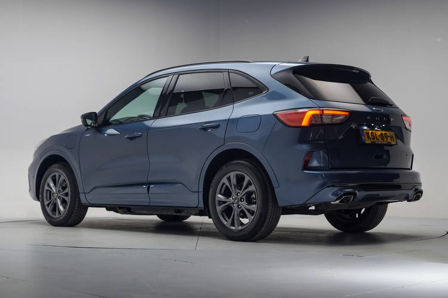 Ford Kuga 2.5 PHEV ST-Line Aut. [ Head-up Camera Winterpakke, Auto's, Automaat, 14 kWh, Gebruikt, Blauw