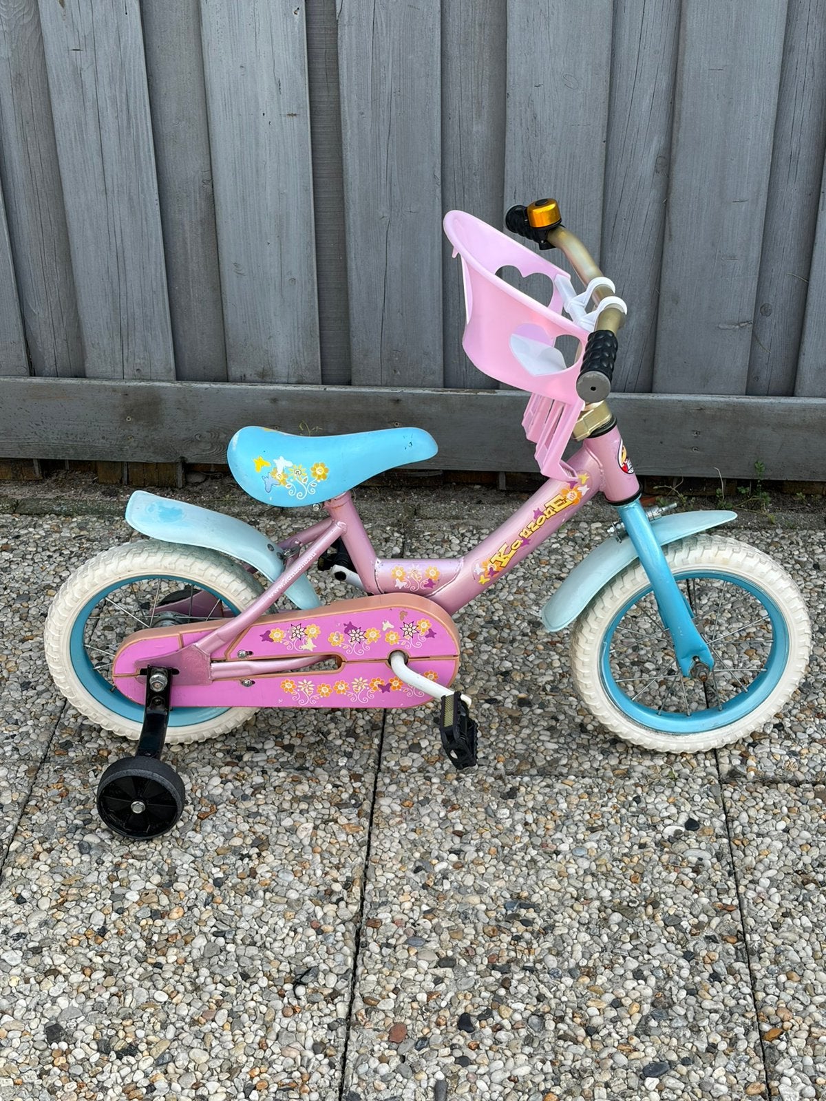Mooie en leuke kinderfiets 12 inch met zijwieltjes.., Fietsen en Brommers, Ophalen, Gebruikt, Terugtraprem, 14 inch of minder