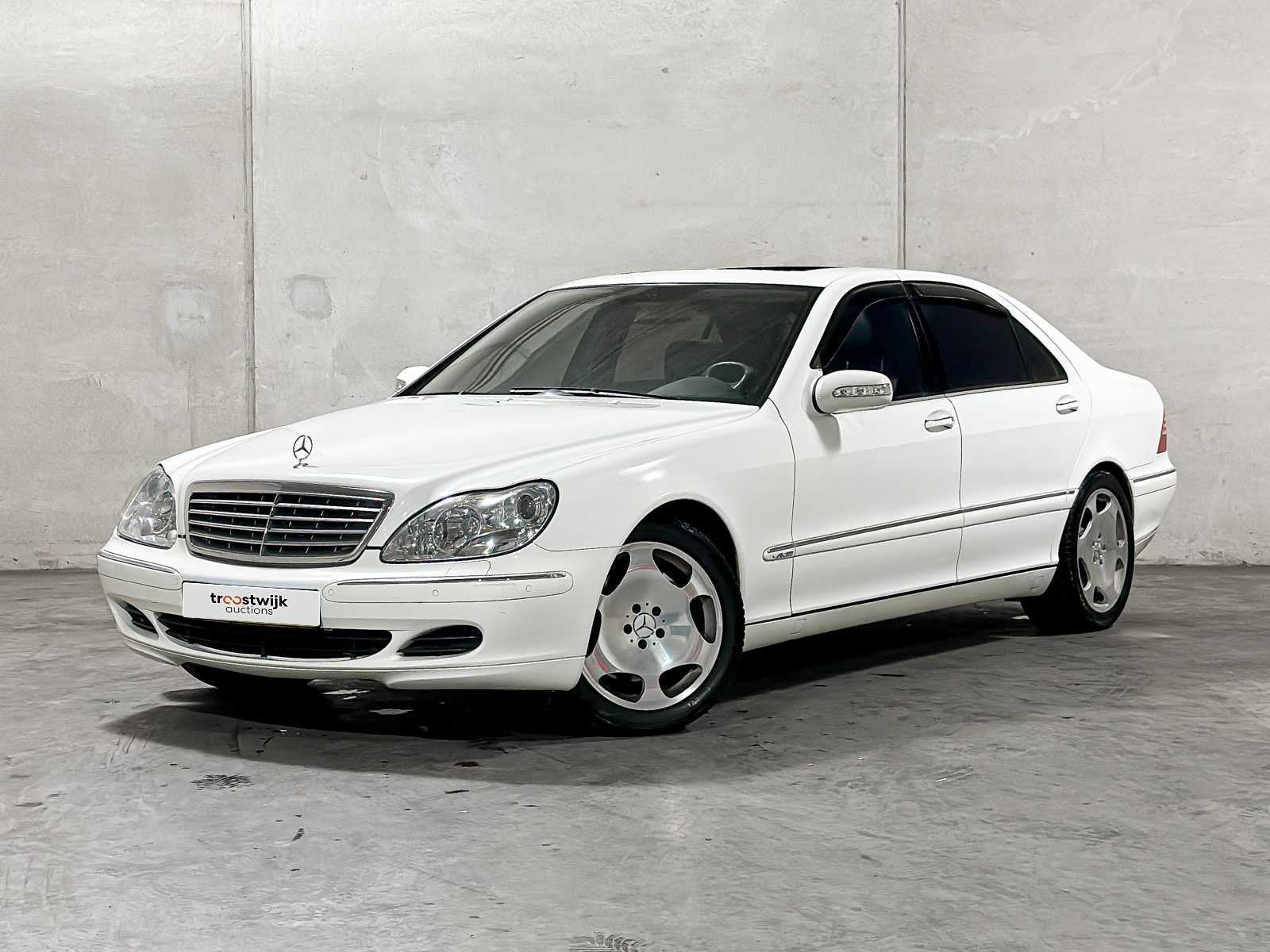 Mercedes-Benz S600 Lang 5.5 V12 500pk 2006, XZ-496-V Youngti, Gebruikt, Wit, Bedrijf, 129 €/maand