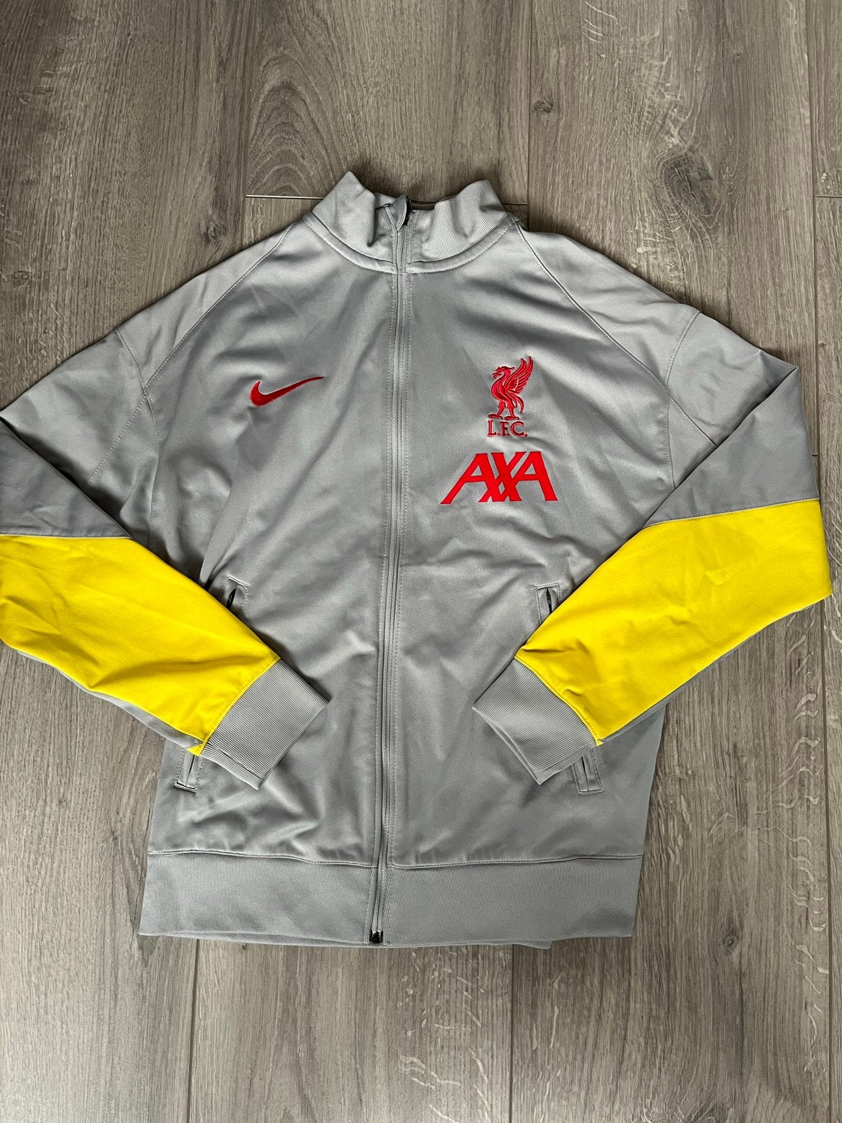 Nike Liverpool FC Trainingspak - Grijs - Maat XL, Kleding | Heren, Sportkleding, Gedragen, Voetbal, Maat 56/58 (XL), Meerkleurig