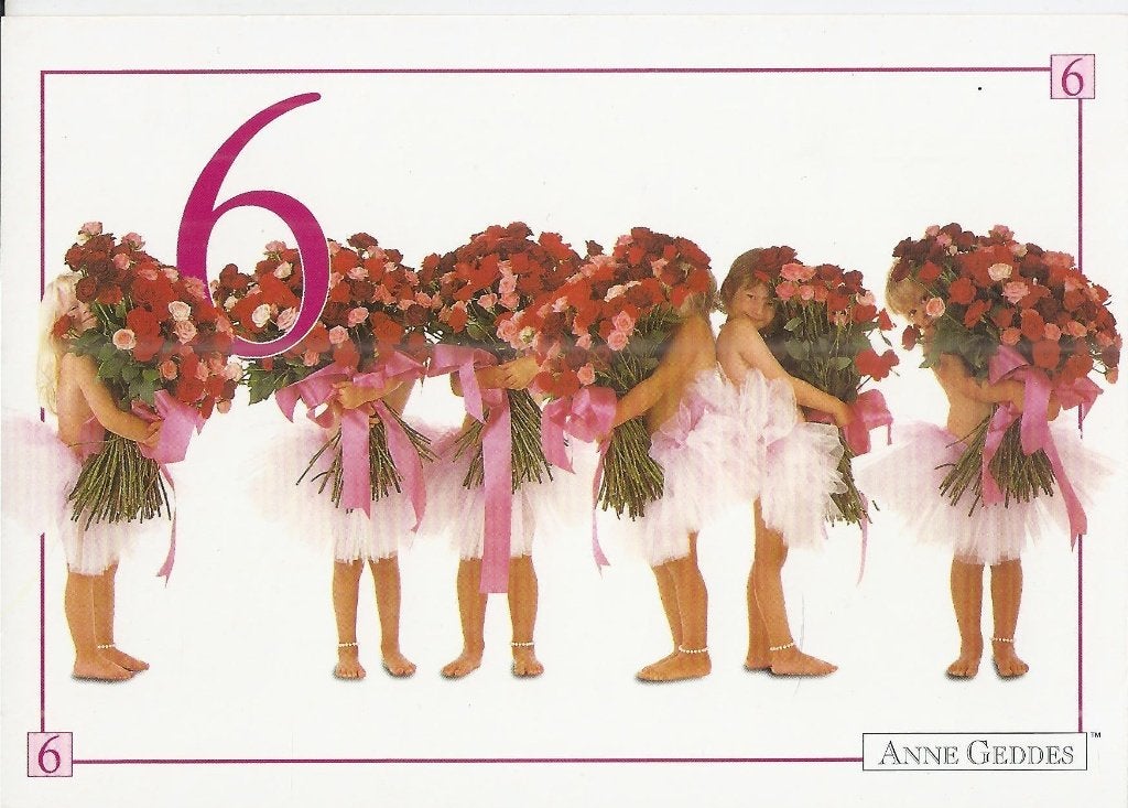 K524 ansichtkaart anne geddes --- 6, Ophalen of Verzenden, 1980 tot heden, Ongelopen