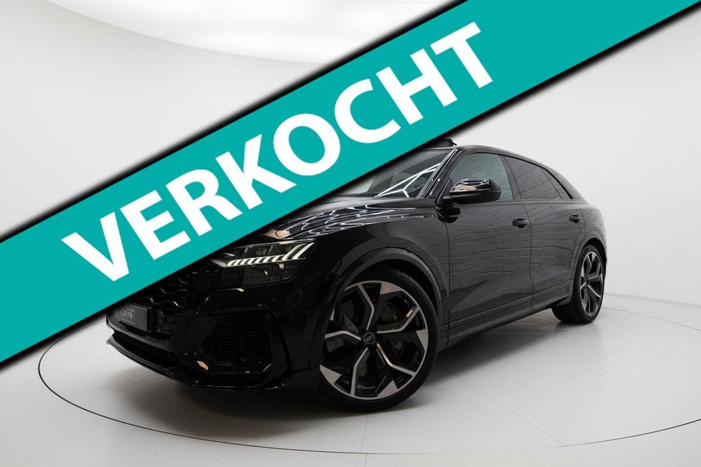 Audi RSQ8 4.0 TFSI RS Q8 quattro PANO AKRA HUD 3D B&O VOLL, Auto's, Audi, Gebruikt, 600 pk, Zwart, Leder