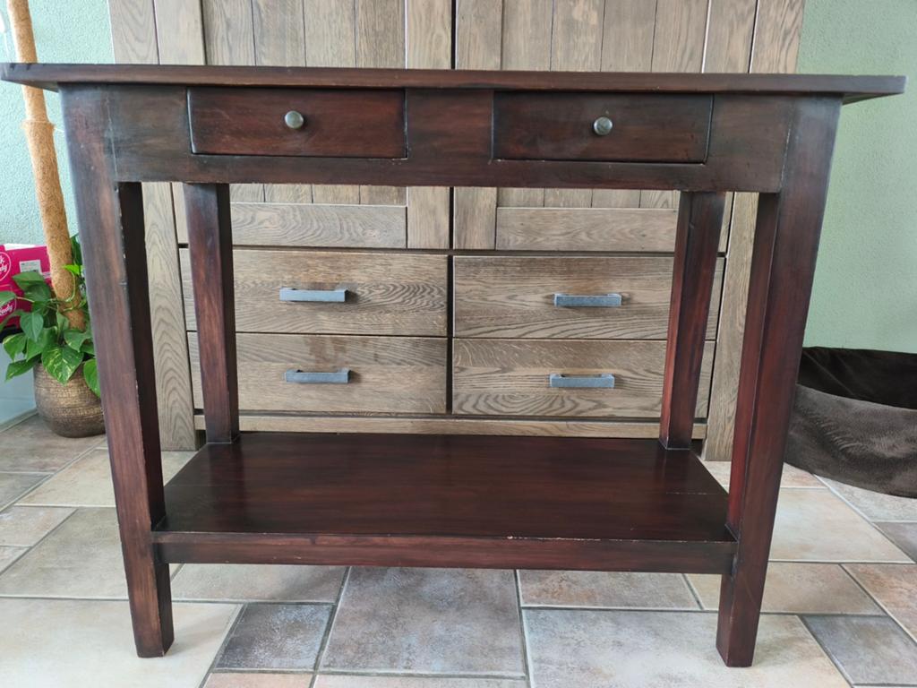 Sidetable. Bxdxh 1mx0,4mx0,8m., Huis en Inrichting, Gebruikt, 100 tot 150 cm, Ophalen of Verzenden, 25 tot 50 cm