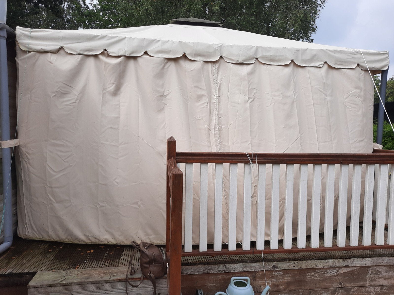 Partytent 4x4 meter,, Ophalen, Zo goed als nieuw, 4 tot 6 meter, Partytent