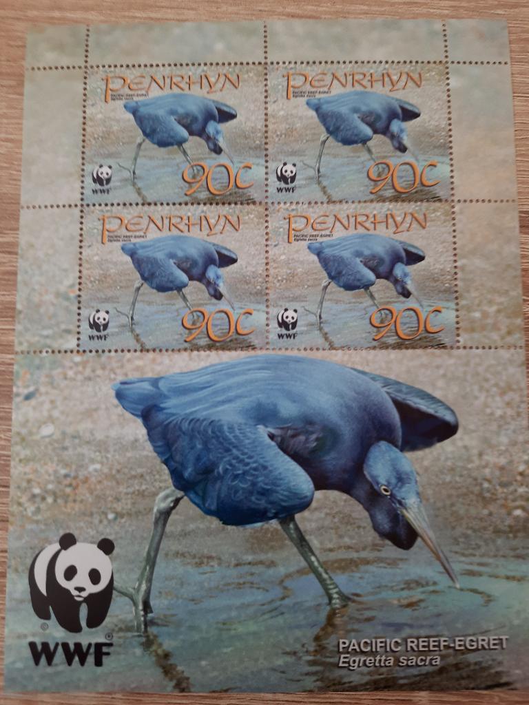 Penrhyn Island WWF, Postzegels en Munten, Verzenden, Postfris