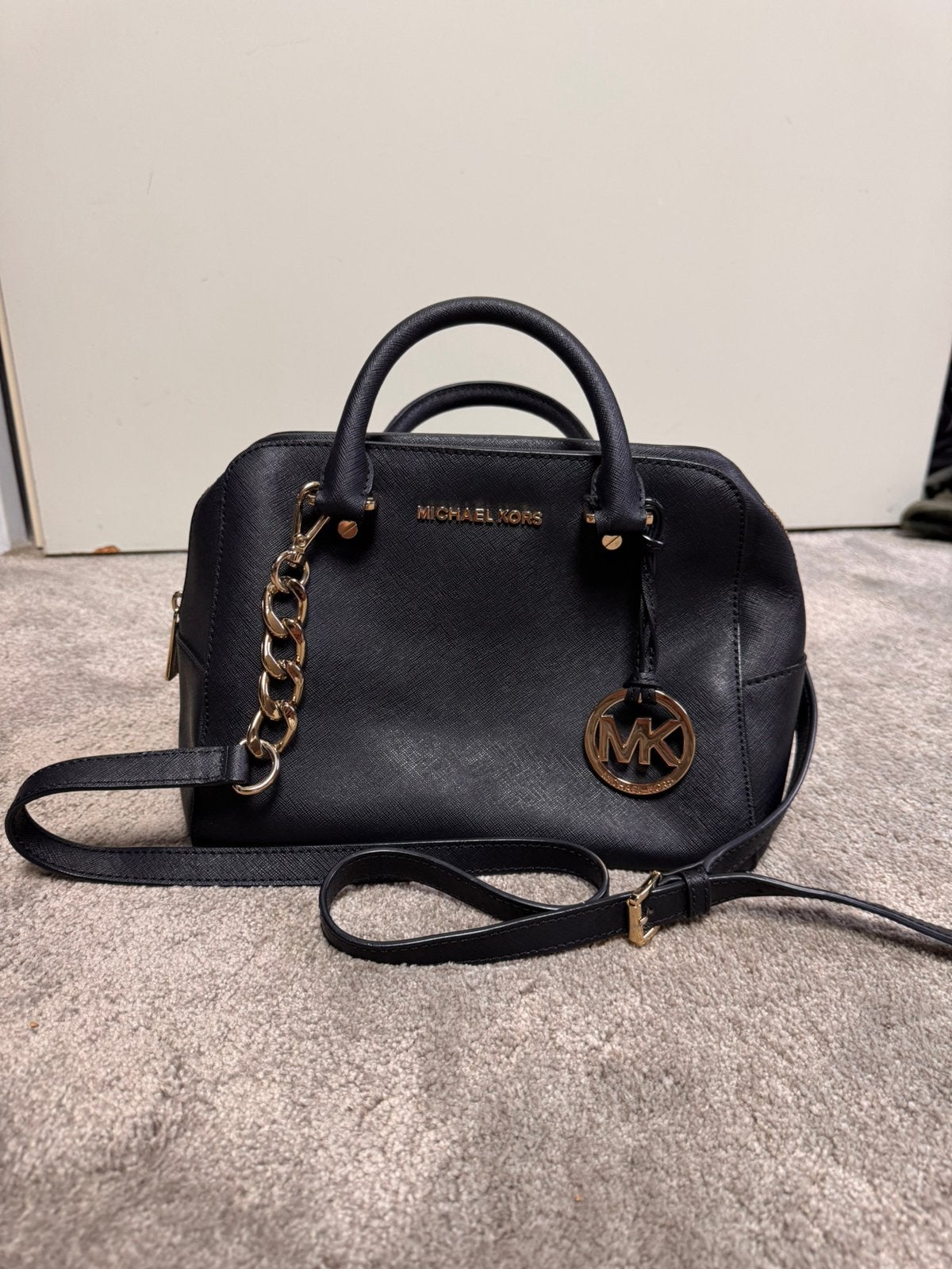 Michael kors tas., Sieraden, Tassen en Uiterlijk, Tassen | Damestassen, Ophalen, Zo goed als nieuw, Zwart, Handtas