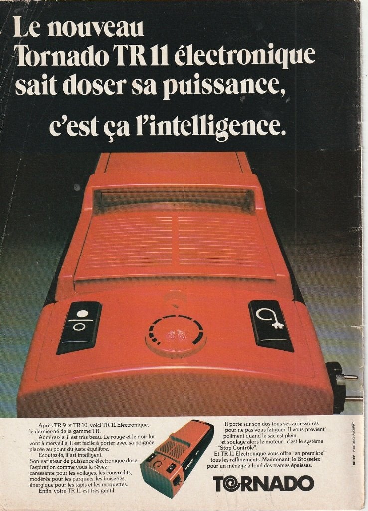 retro reclame 1979 Tornado rode stofzuiger jaren 70, Verzamelen, Verzenden, Overige typen