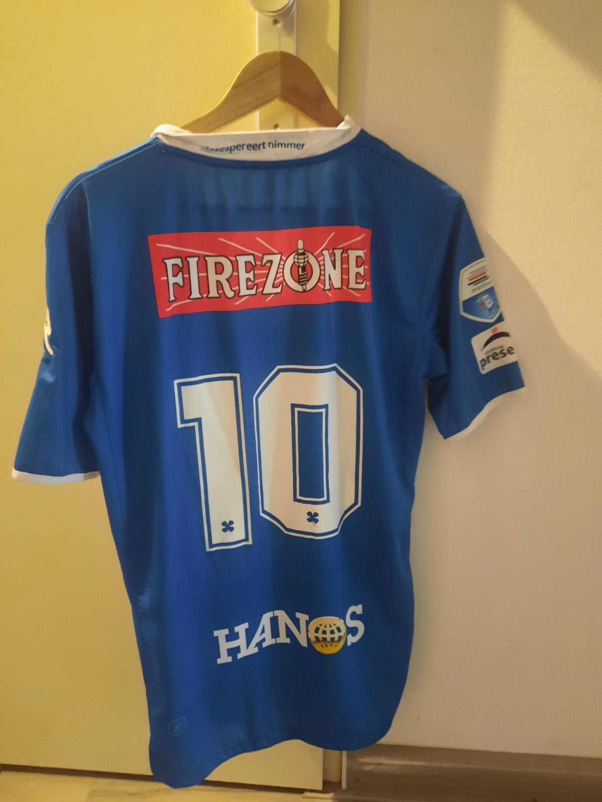 matchworn stef nijland pec zwolle, Ophalen of Verzenden, Zo goed als nieuw, Overige binnenlandse clubs, Shirt